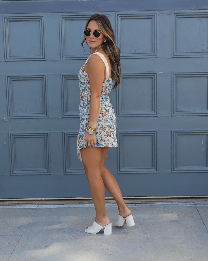 Roam Free Butterfly Mini Skirt