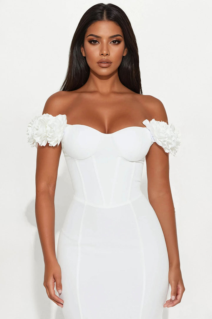 Rosie Maxi Dress - White