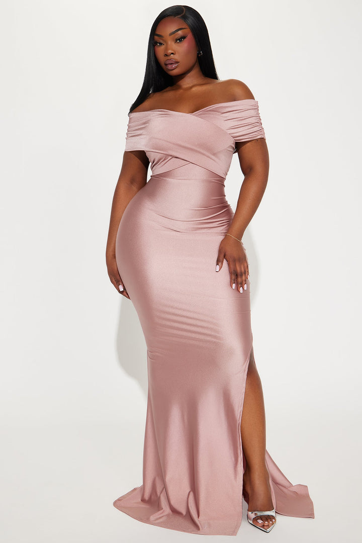 Ignore The Romance Maxi Dress - Mauve