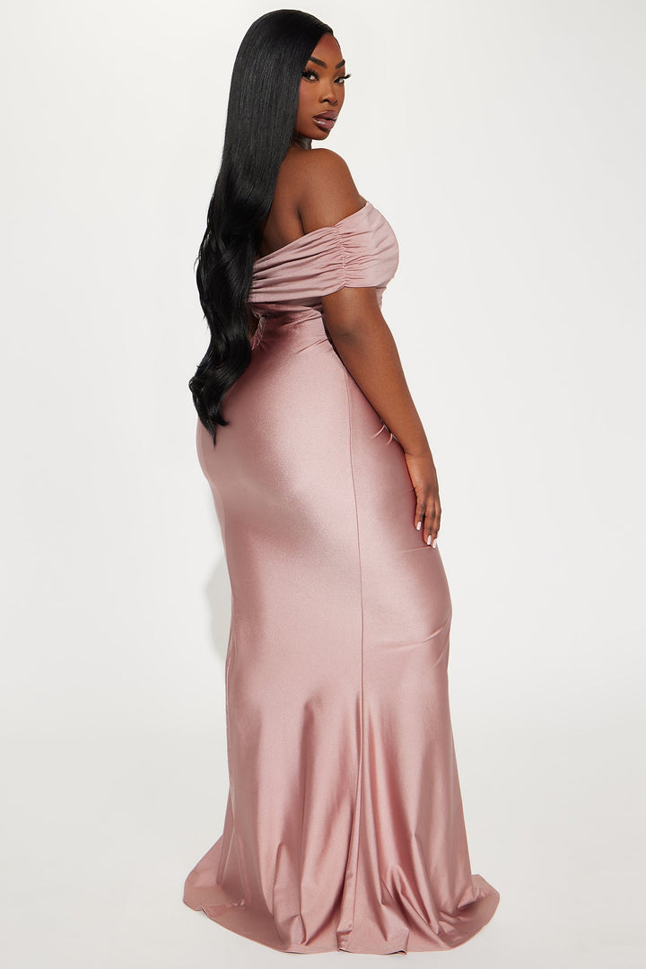 Ignore The Romance Maxi Dress - Mauve