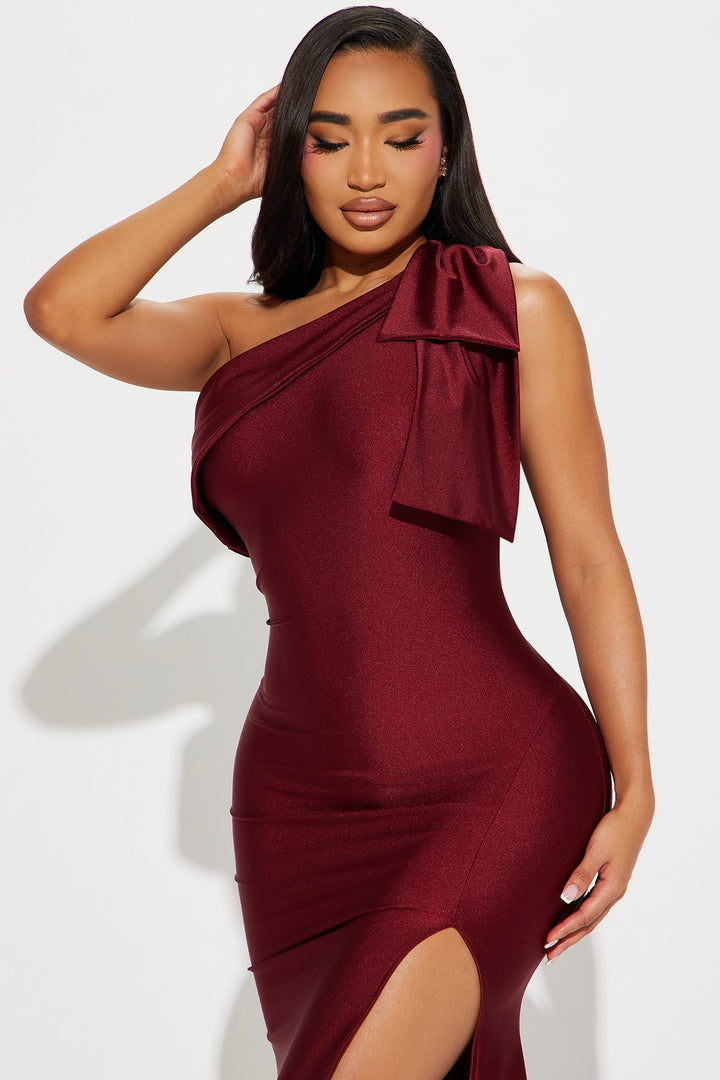 Gabriette Maxi Dress - Burgundy