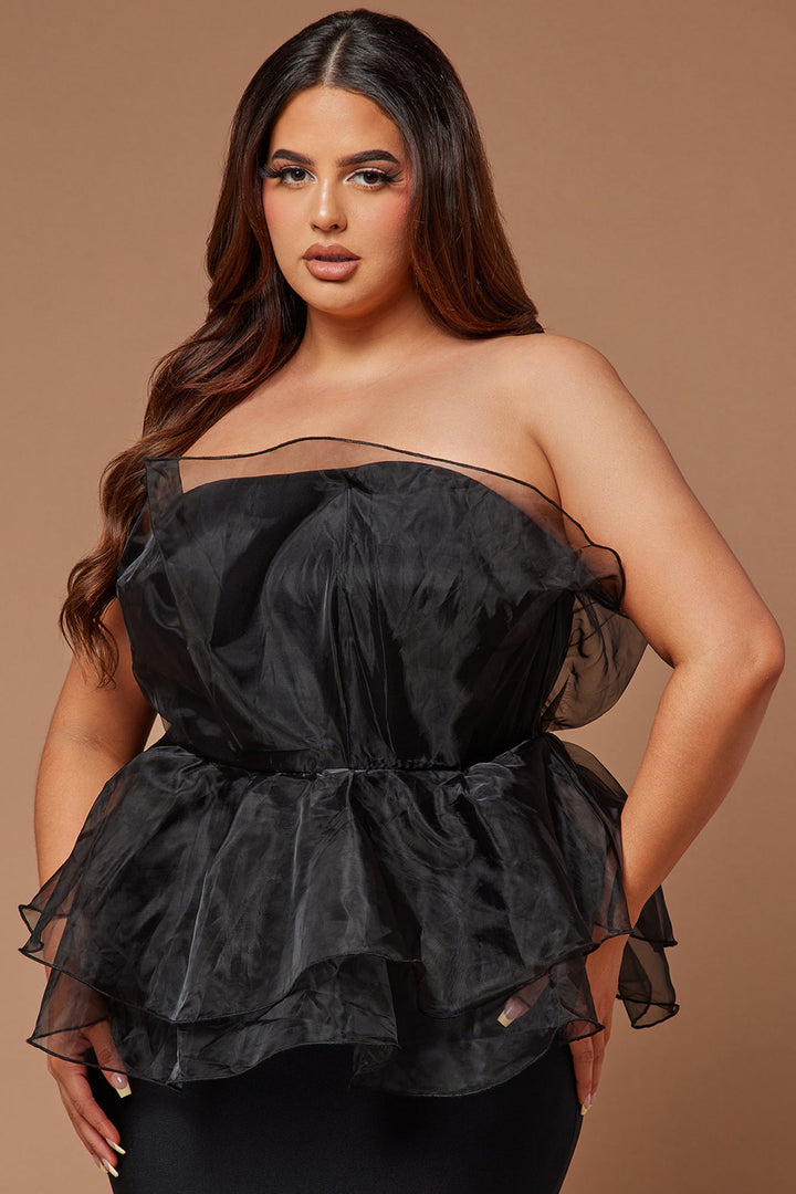 Mara Bandage Gown - Black