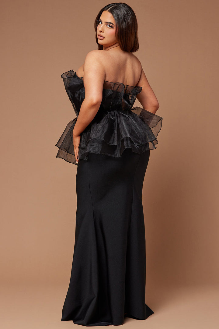 Mara Bandage Gown - Black
