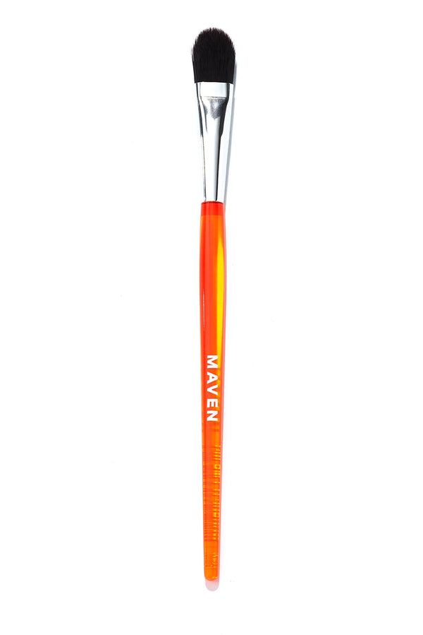 Maven Pro Artistry Cream Eyeshadow Brush - Orange/Silver