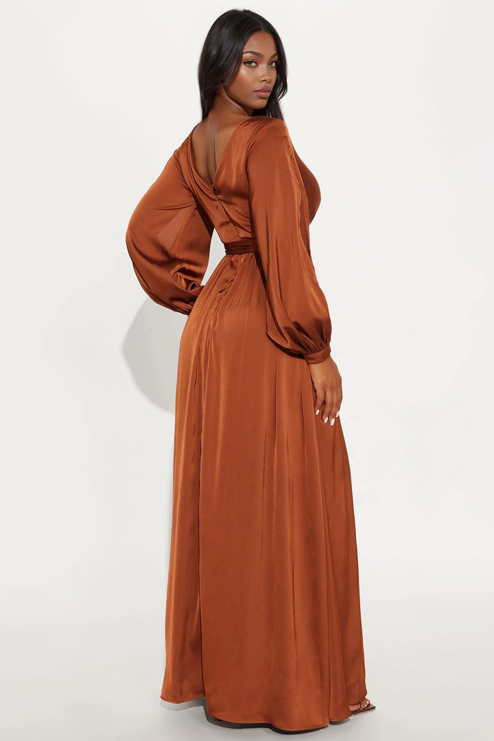 Belle Maxi Dress - Chocolate