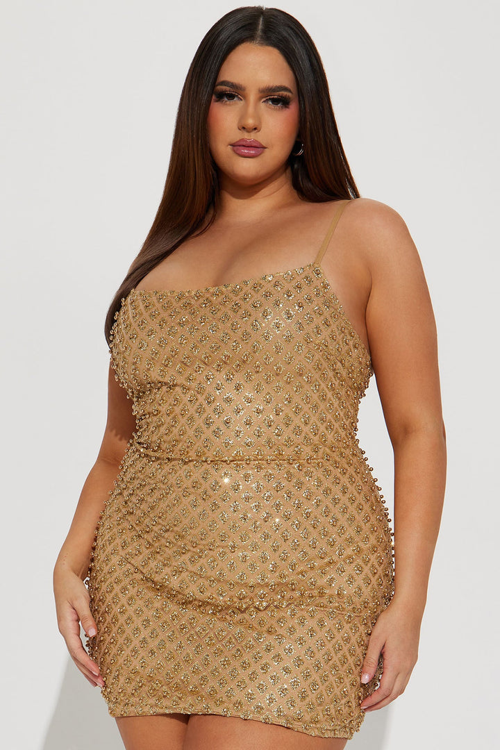 Roxi Dress - Gold