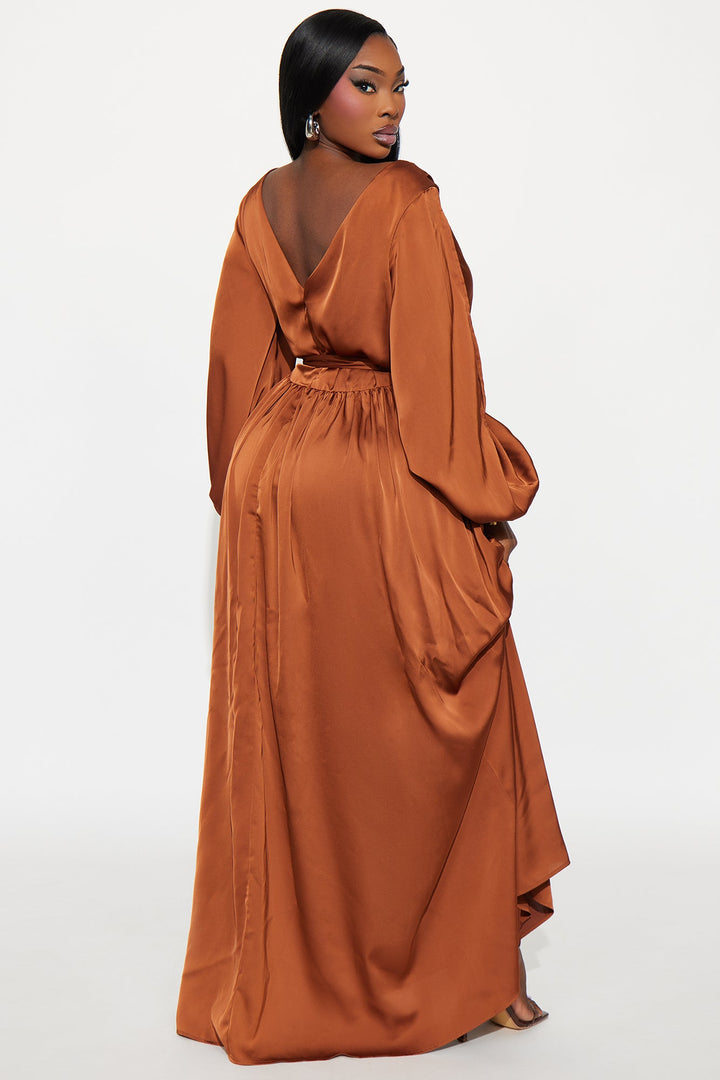 Belle Maxi Dress - Chocolate