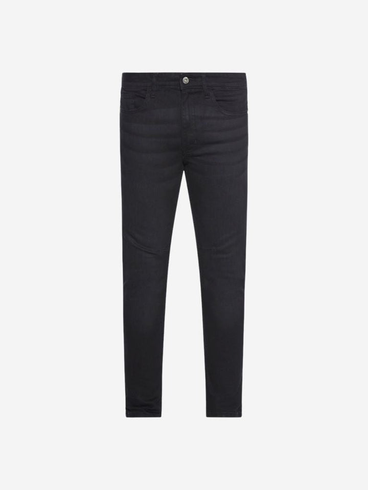 Nuon Black Slim-Fit Mid-Rise Jeans