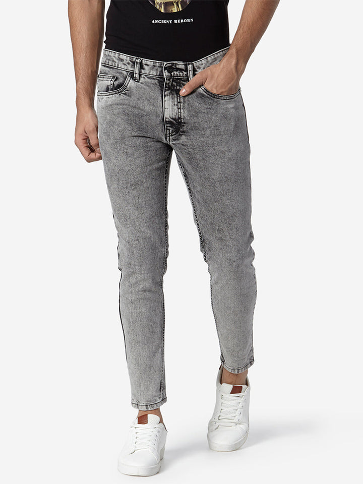 Nuon Charcoal Slim - Fit Mid - Rise Jeans