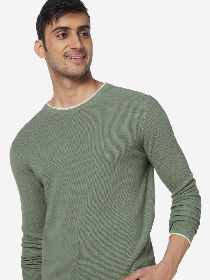 ETA Sage Green Slim Fit T-Shirt
