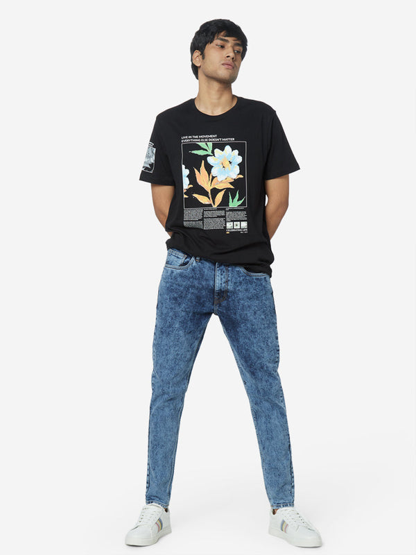 Nuon Blue Slim - Fit Mid - Rise Jeans