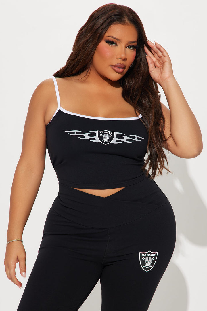 Raider Nation Crop Top - Black