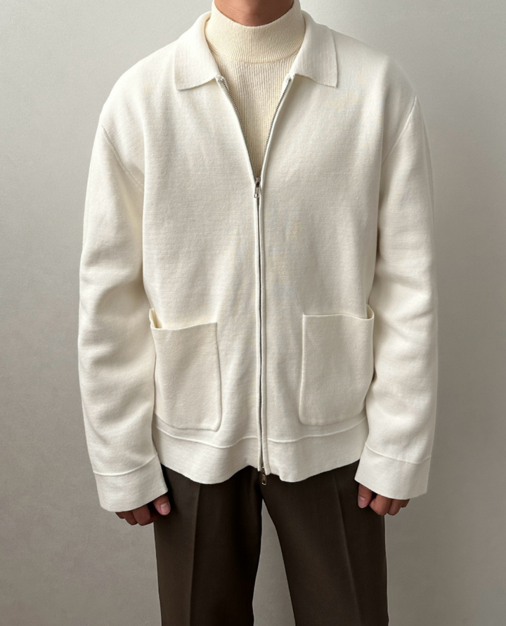 Lille Knit Zip Cardigan