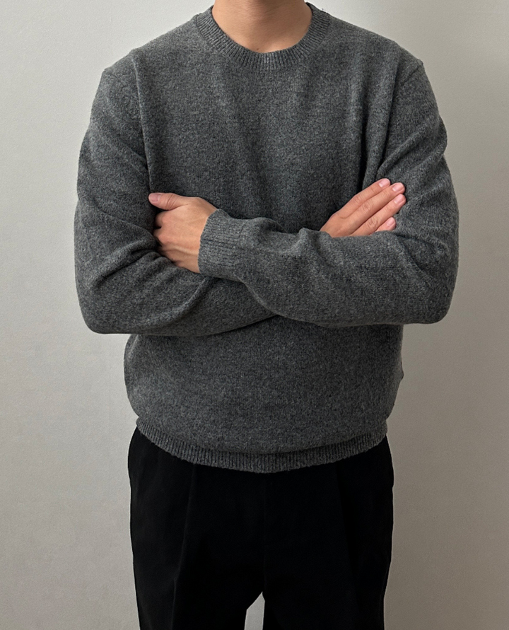 Arveilo Knit Sweater Grey