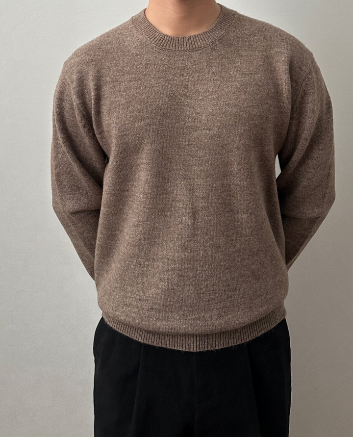 Arveilo Knit Sweater Brown