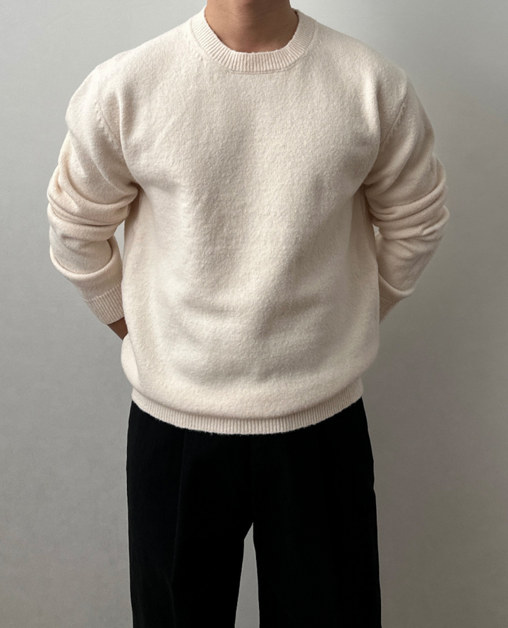 Arveilo Knit Sweater Beige