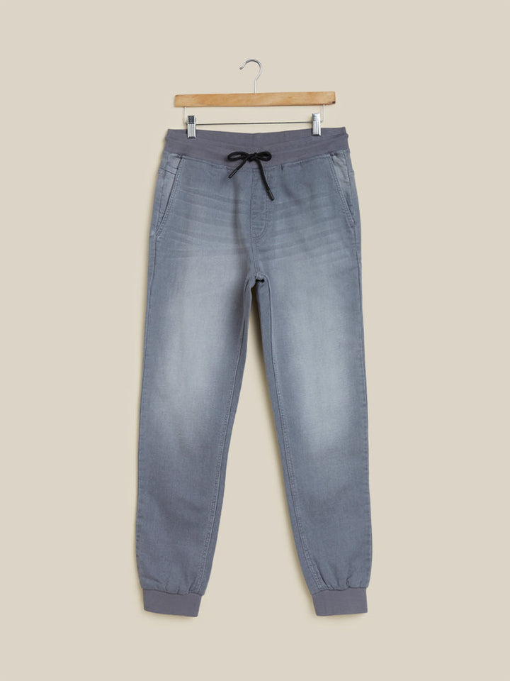 Nuon Grey Slim - Fit Mid - Rise Jeans