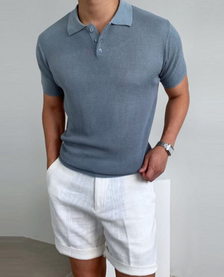 Lanza Textured Polo Shirt