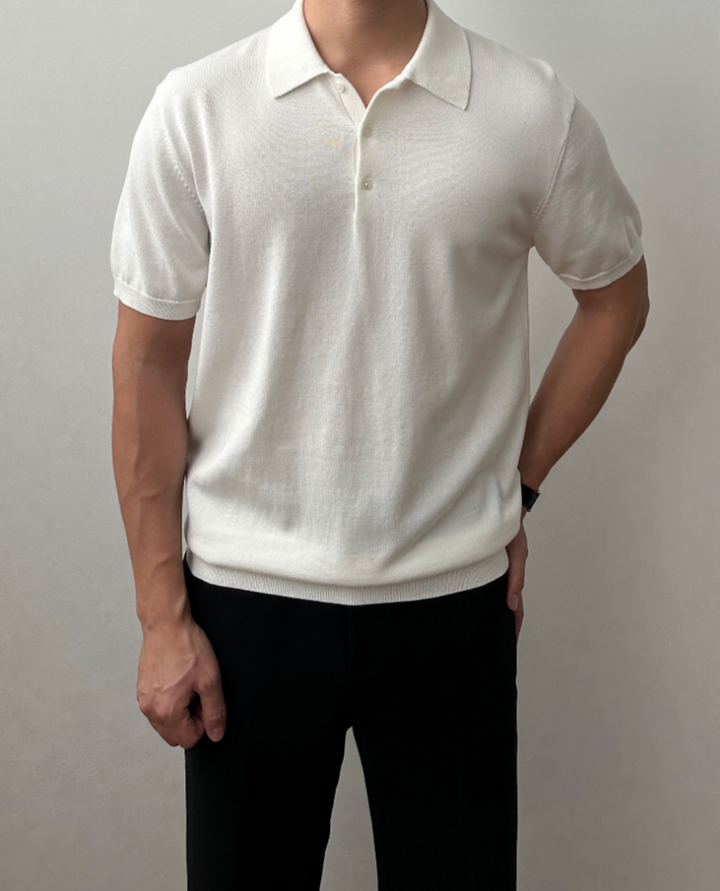 Salerno Knitted Polo Shirt