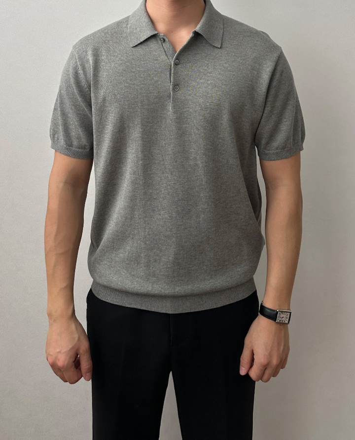 Salerno Knitted Polo Shirt