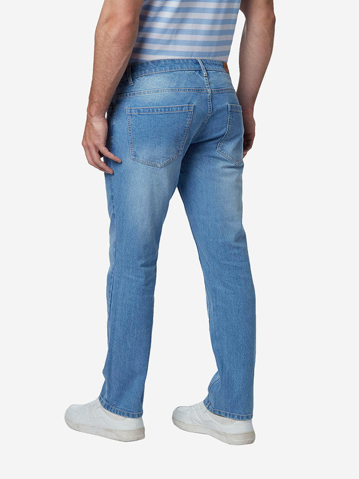 WES Casuals Light Blue Relaxed Fit Jeans