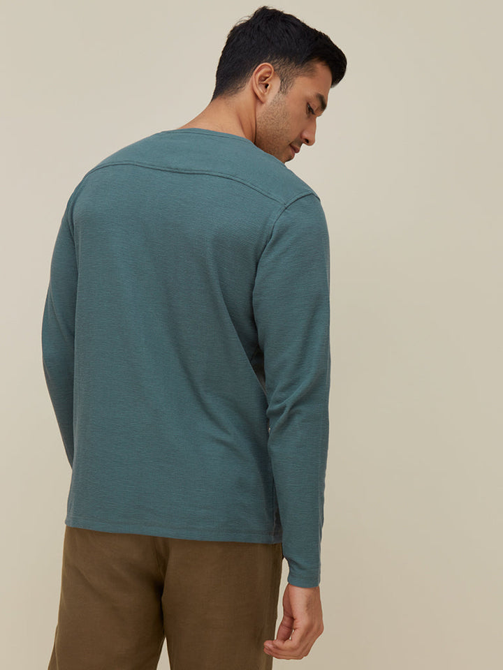 ETA Teal Slim-Fit T-Shirt