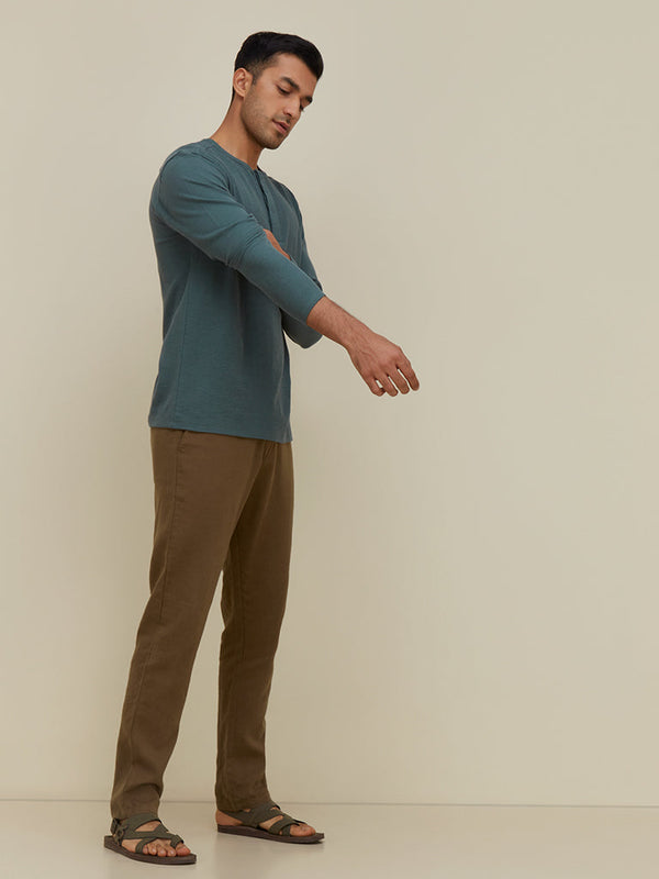 ETA Teal Slim-Fit T-Shirt