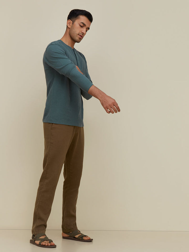 ETA Teal Slim-Fit T-Shirt