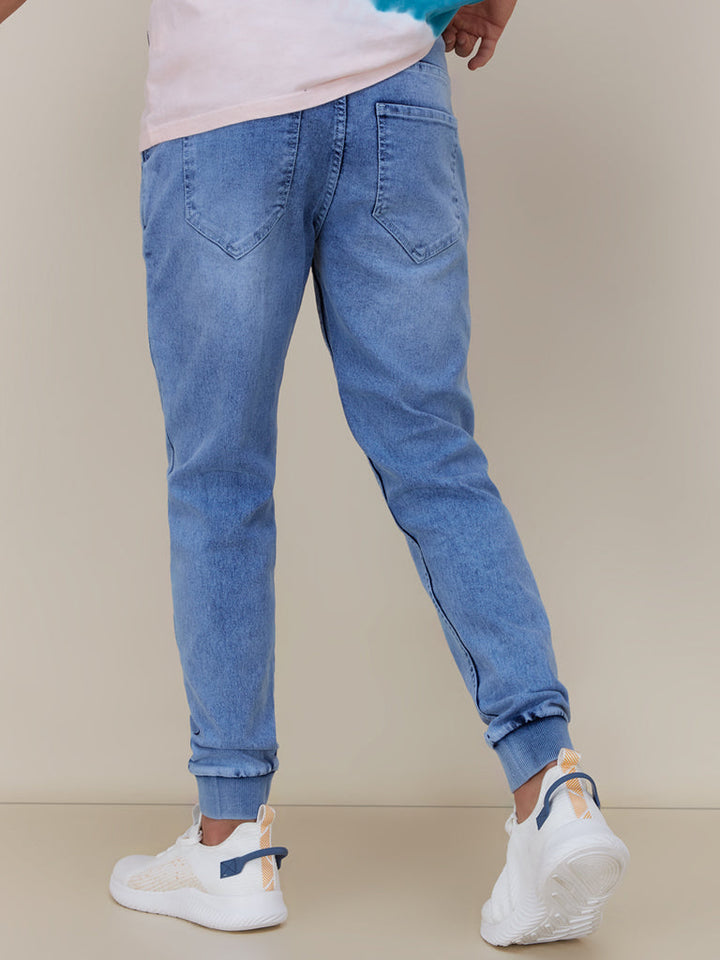 Nuon Light Blue Slim - Fit Mid - Rise Jeans