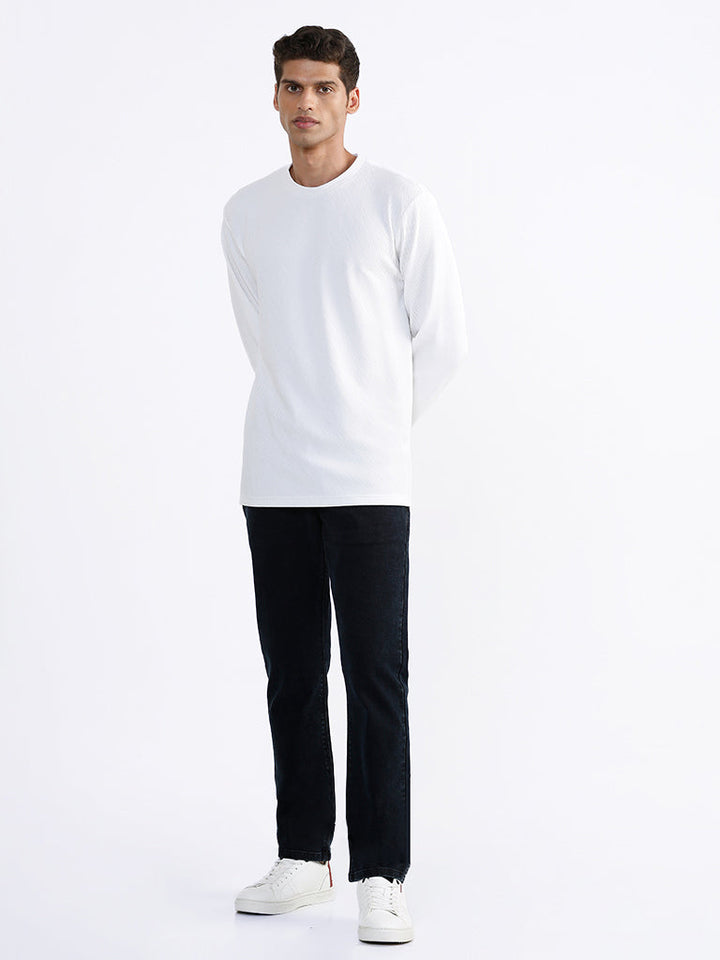 Ascot Black Relaxed-Fit Mid-Rise Jeans