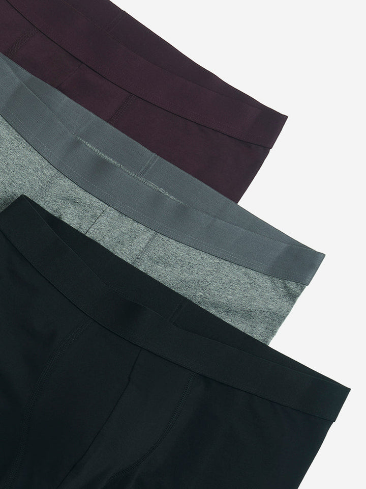 WES Lounge Multicolour Cotton Trunks- Pack of 3