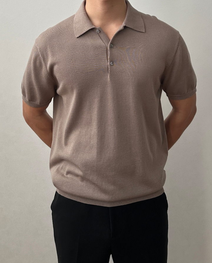 Salerno Knitted Polo Shirt