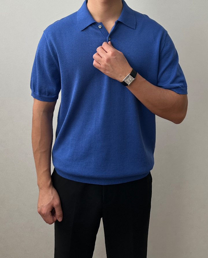 Salerno Knitted Polo Shirt