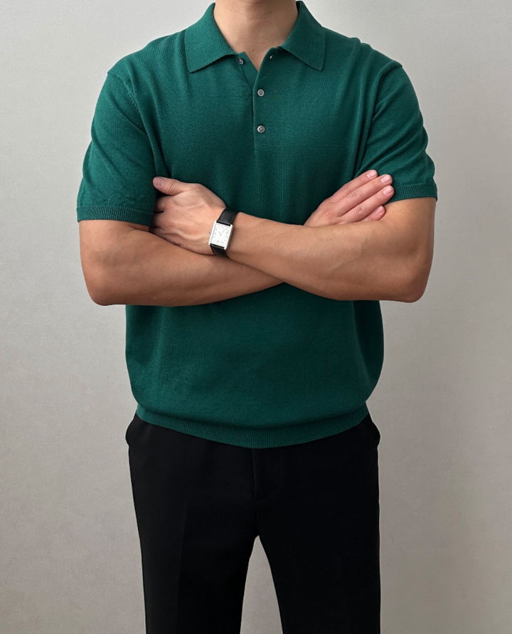 Salerno Knitted Polo Shirt