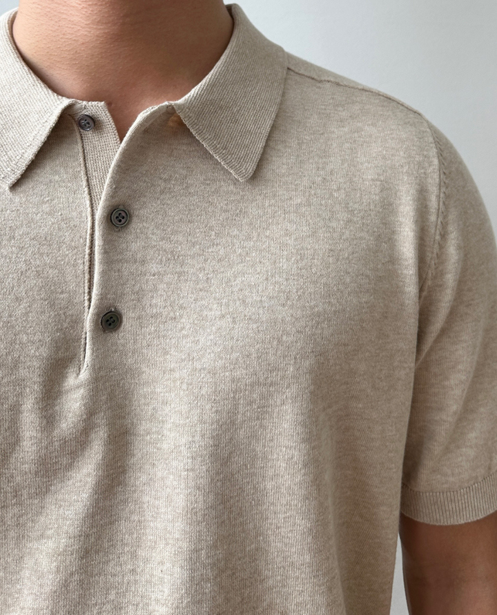 Murano Knitted Polo Shirt