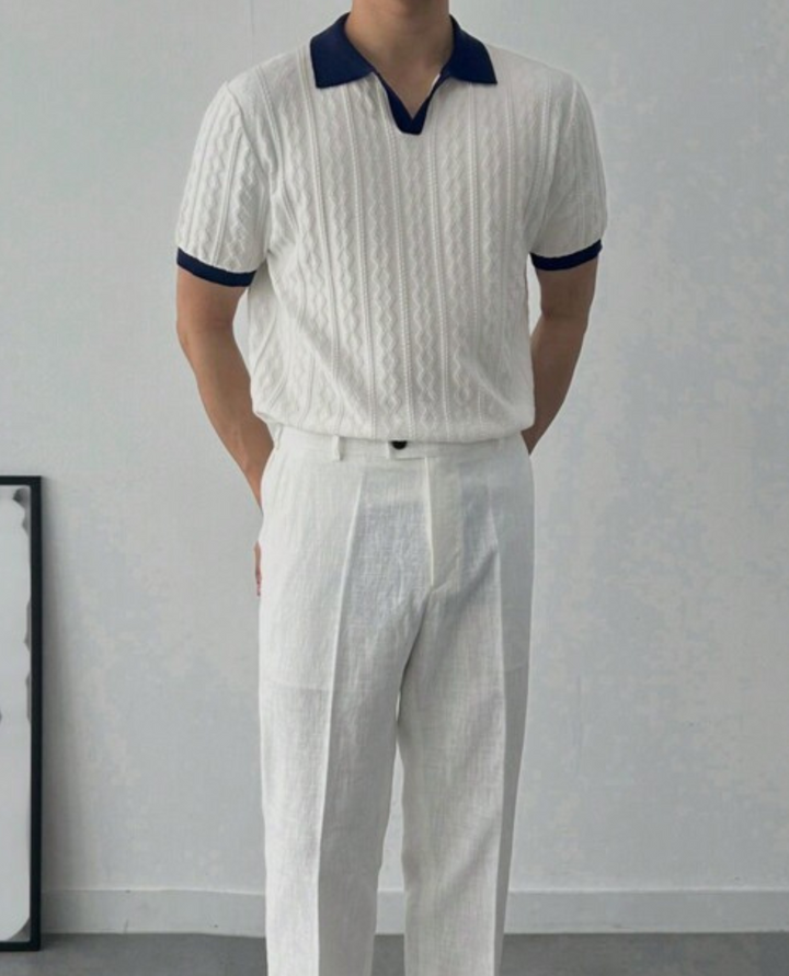 Hierro Textured Polo Shirt