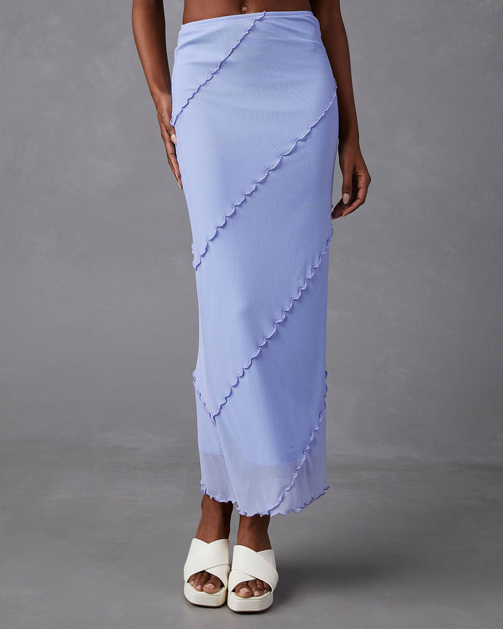 Markella Lettuce Trim Midi Skirt