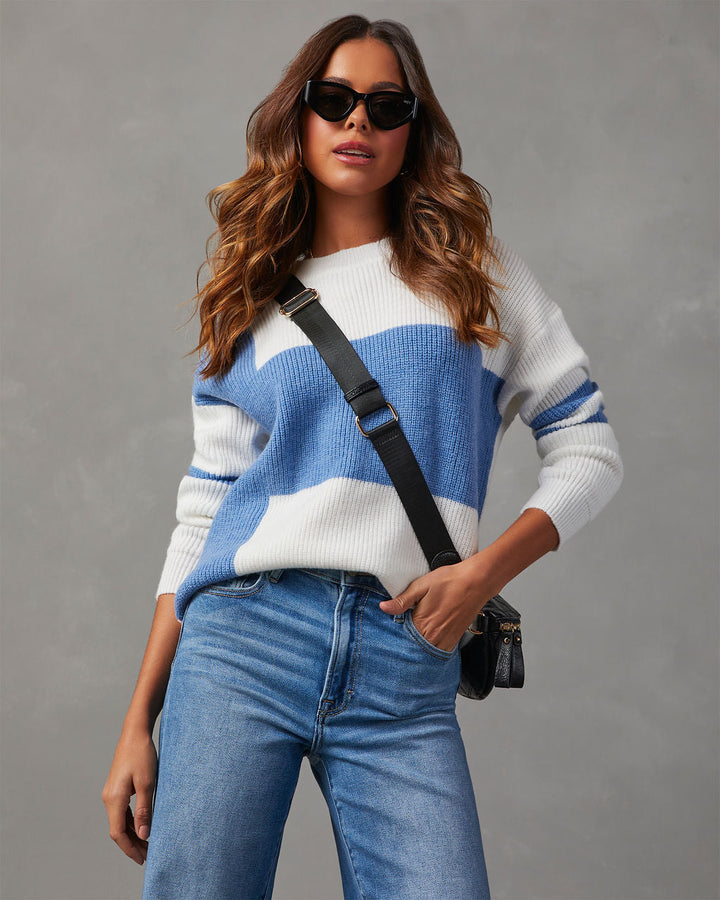 Homecoming Colorblock Knit Sweater