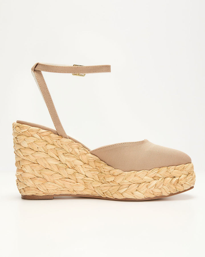 Novak Straw Wedge Heels