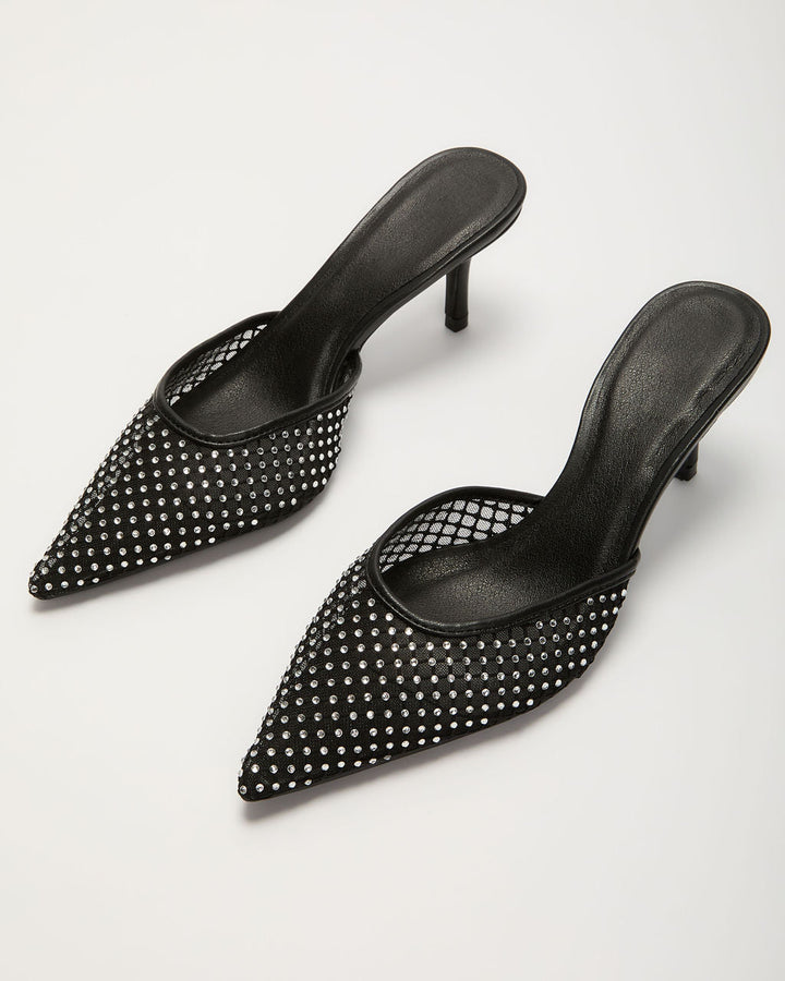 Ellenora Embellished Pointed Toe Mule