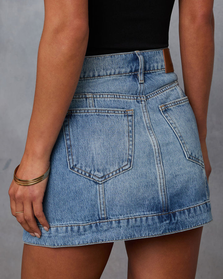 Look Twice Layered Mini Skirt