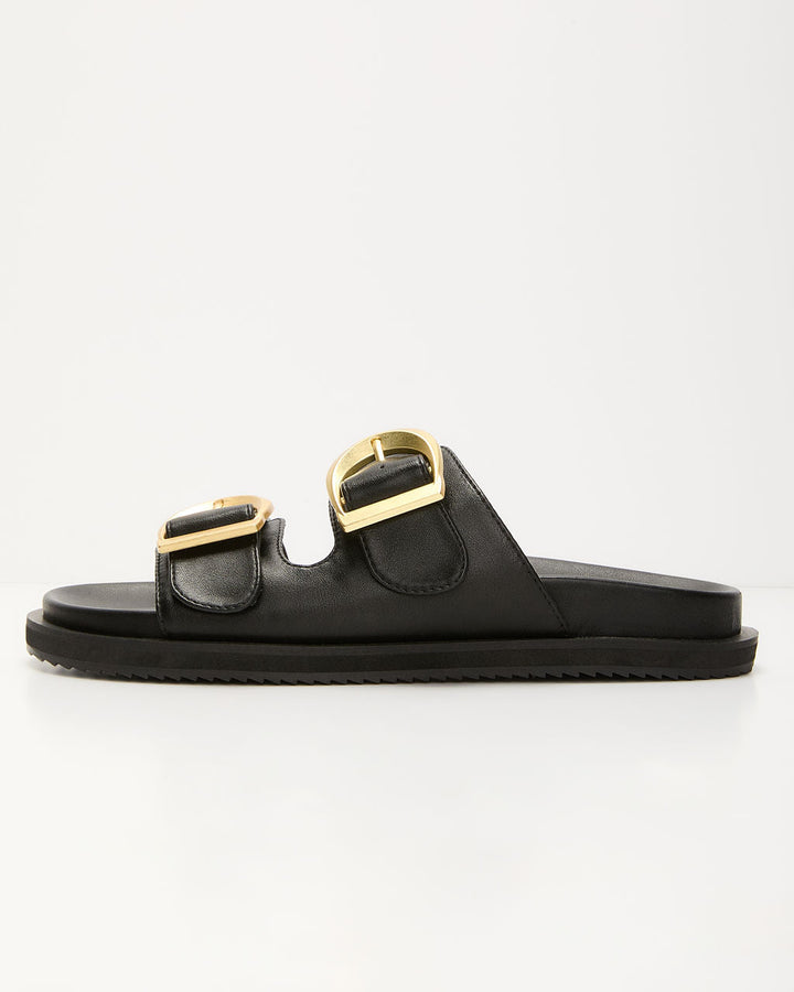 Tayo Raffia Flat Sandals