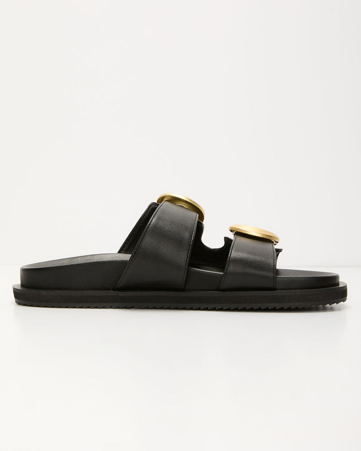 Tayo Raffia Flat Sandals