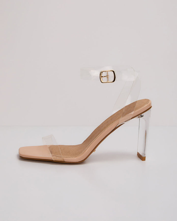 Billini Santiago Clear Strappy Heels