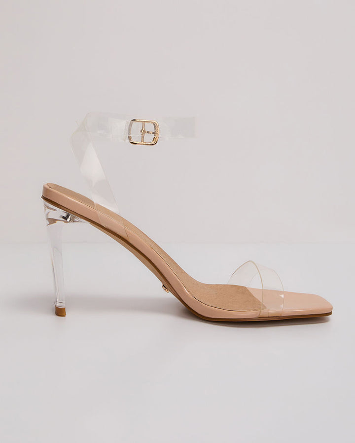 Billini Santiago Clear Strappy Heels