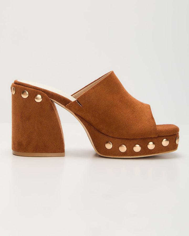 Asha Studded Platform Mule
