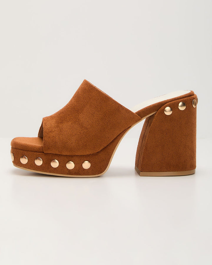 Asha Studded Platform Mule