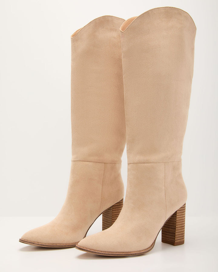 Wilison Faux Suede Knee High Boots