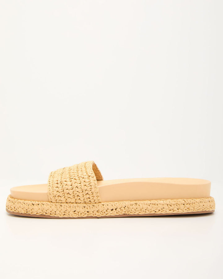 Devena Raffia Platform Sandal