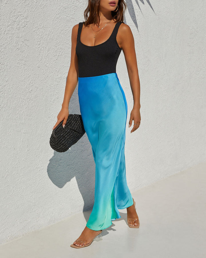 Mindee Ombre Maxi Skirt